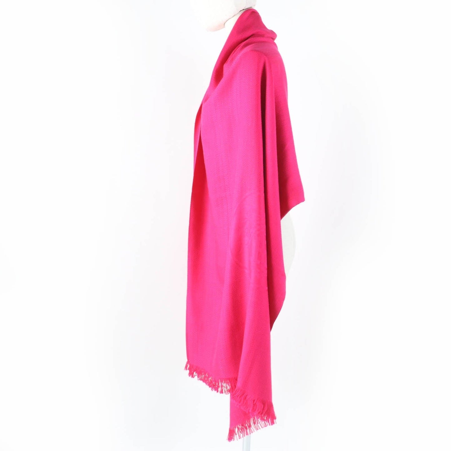 HERMES Stall Main: 65% cashmere, Main: 35% silk pink Women Used
