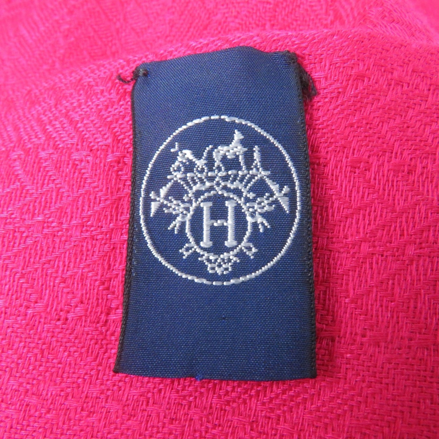 HERMES Stall Main: 65% cashmere, Main: 35% silk pink Women Used