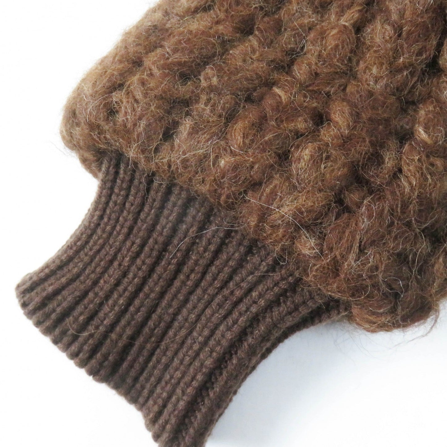 HERMES Blouson Outer: 85% alpaca, Outer: 15% wool, Lining: 100% cashmere, Part: 100% cashmere, Part: cowhide Ecorse Women 38 Used