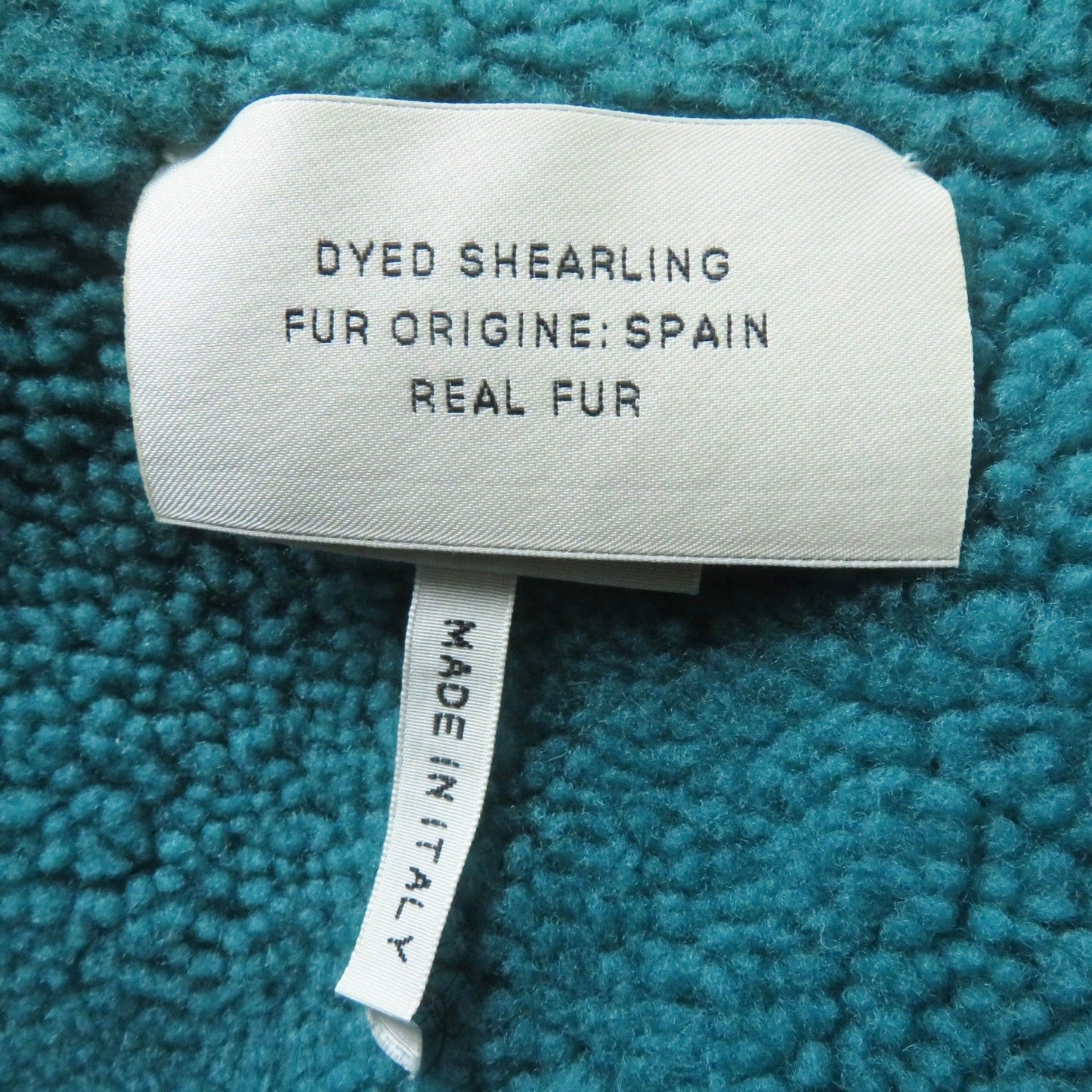 HERMES Mouton coat Main: Sheepskin, Part: 70% Nylon, Part: 30% Cotton, Part: 100% Cotton, Part: 65% Cotton green Women 34 Used
