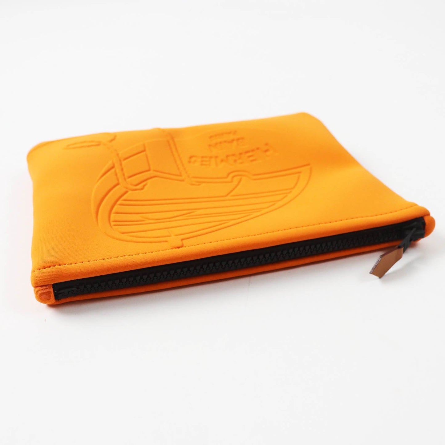 HERMES Pouch Main: Polyamide, Main: Elastane, Lining: Cotton, Part: Leather Orange Neoban Thalassa PM Women Used