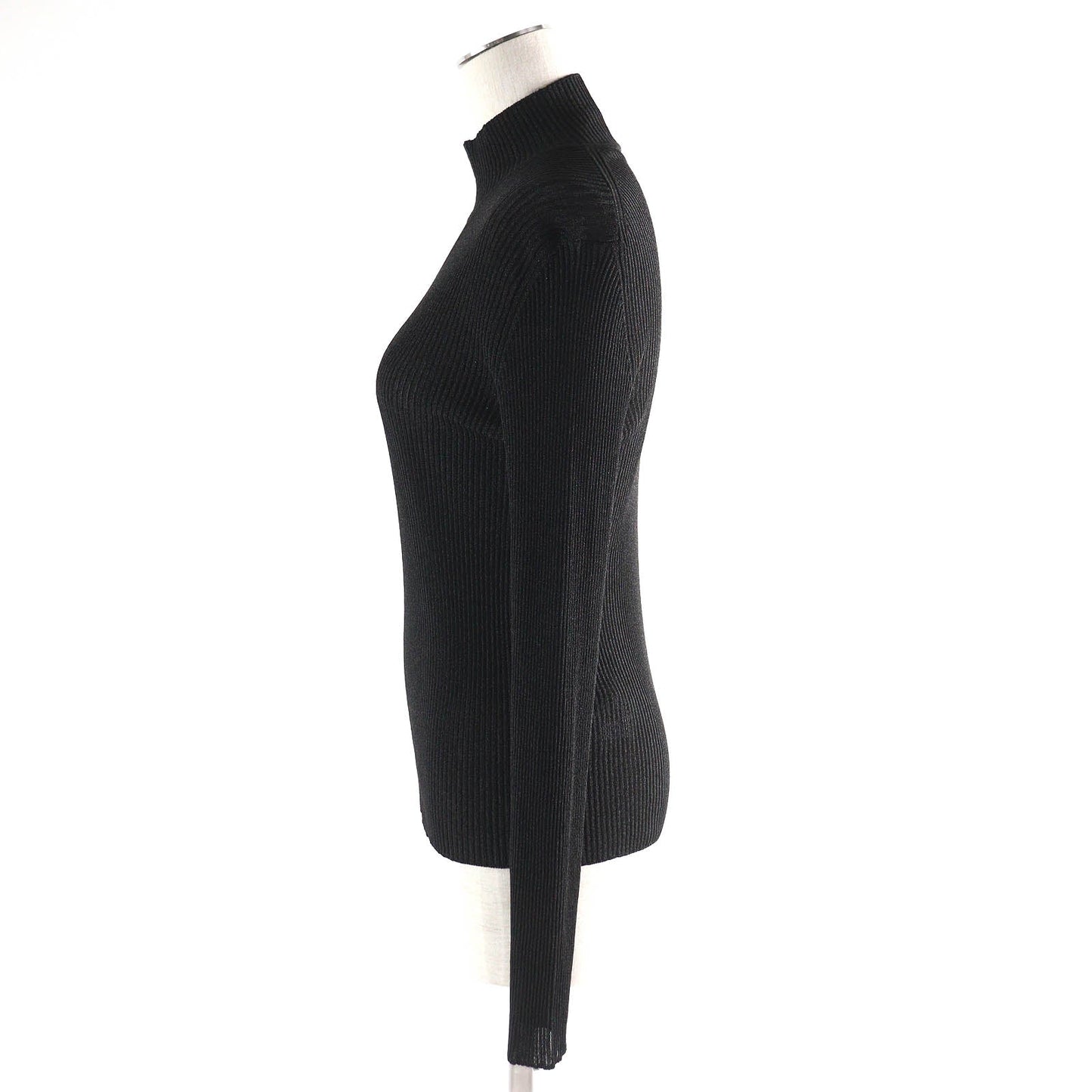 HERMES knit 3H2652D8 Main: 76% rayon, 17% metal fiber, 4% polyester, 2% nylon, 1% polyurethane Black type Women 36 Used