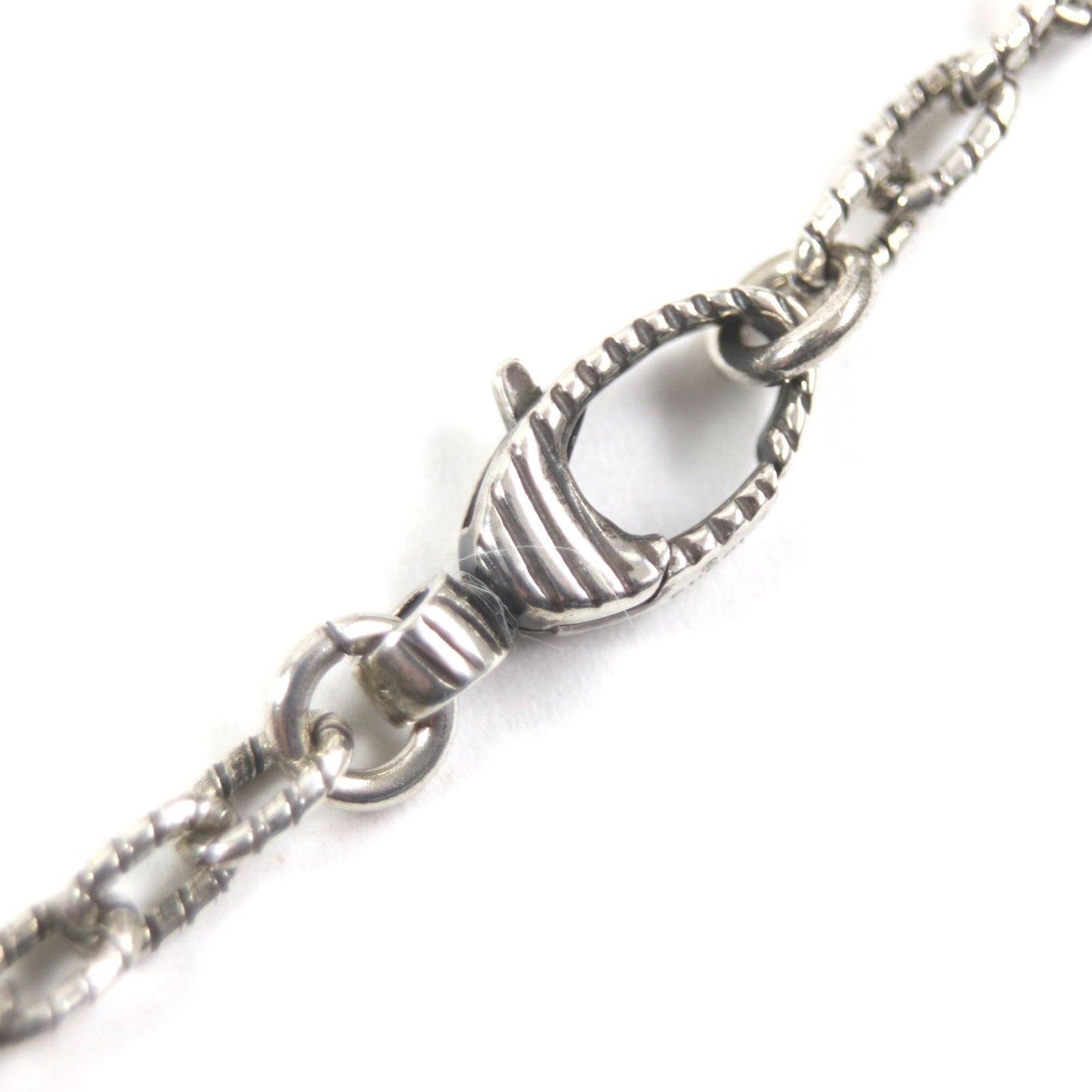 GUCCI Necklace Main�FAG925 Silver Arabesque Interlocking G mens Used