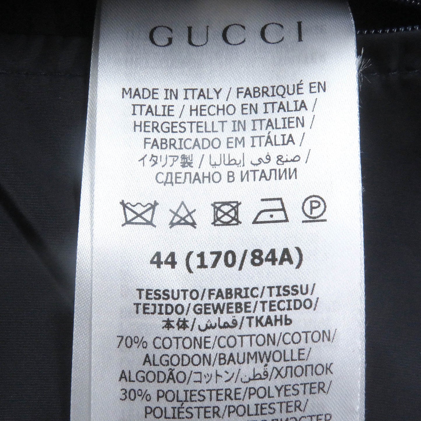 GUCCI Down jacket 762559 Outer: 70% cotton, Outer: 30% polyester, Lining: 100% nylon, Part: 100% cotton, Part: 100% polyester Red mens 44 Used