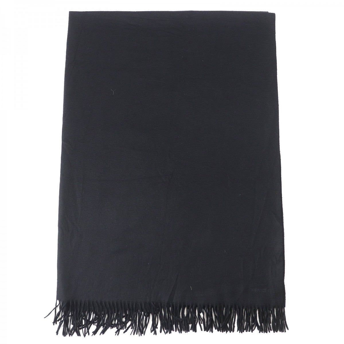 HERMES Scarf cashmere black