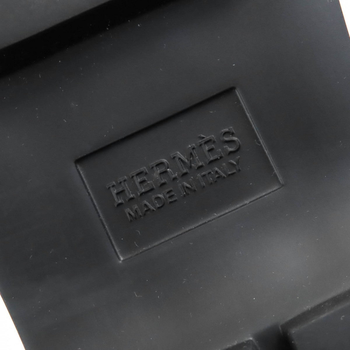 HERMES Ankle boots 232064Z leather Black orange fresh 38.5