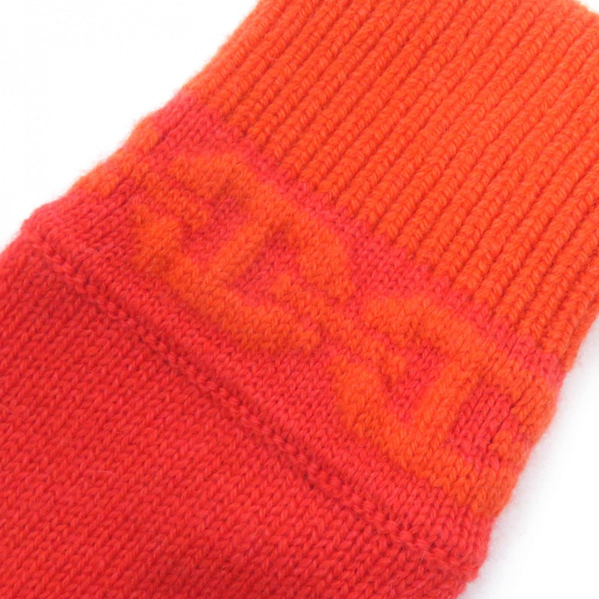 HERMES gloves H232006G cashmere Orange HEAVEN S