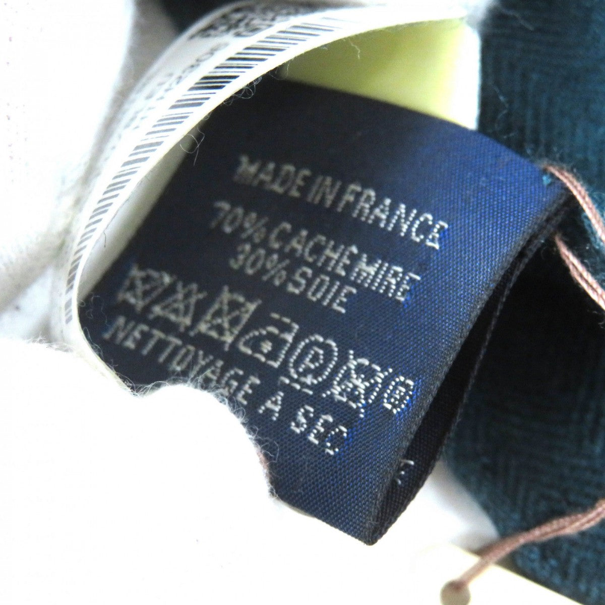 HERMES Stall H693245T cashmere multicolor Rectangle Imprimeur Flou