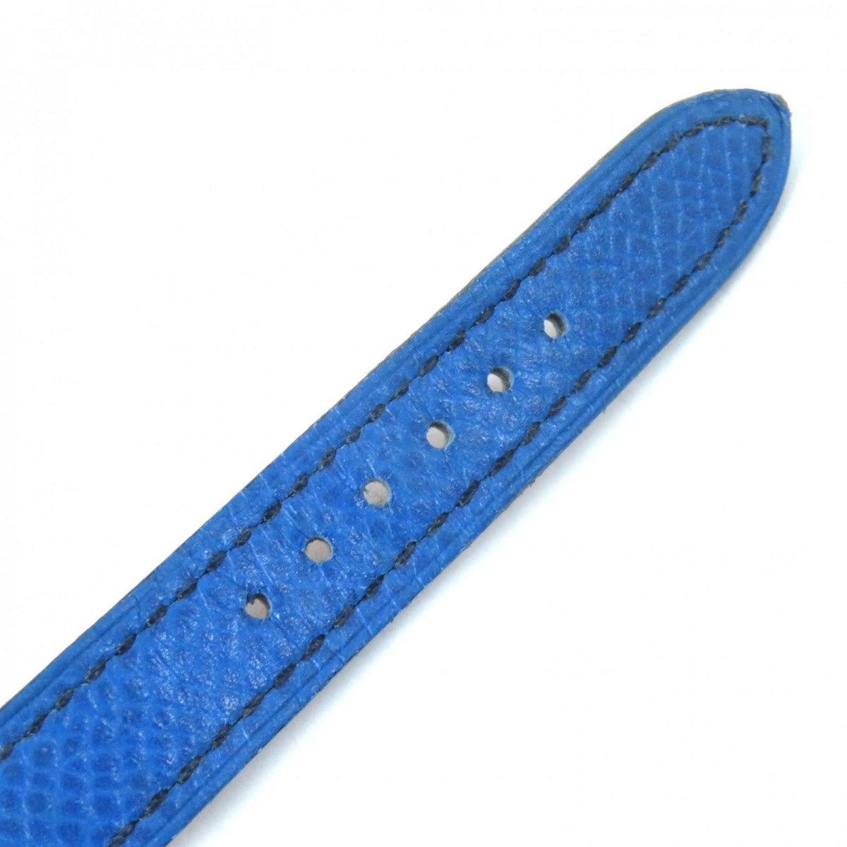 HERMES bracelet leather blue