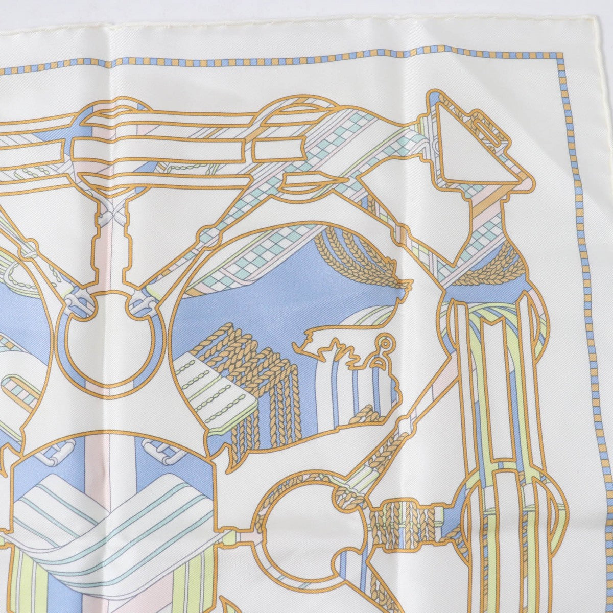 HERMES scarf Main: 100% silk multicolor Gavroche 45 TATERSALE EN ZIGZAG Women Used