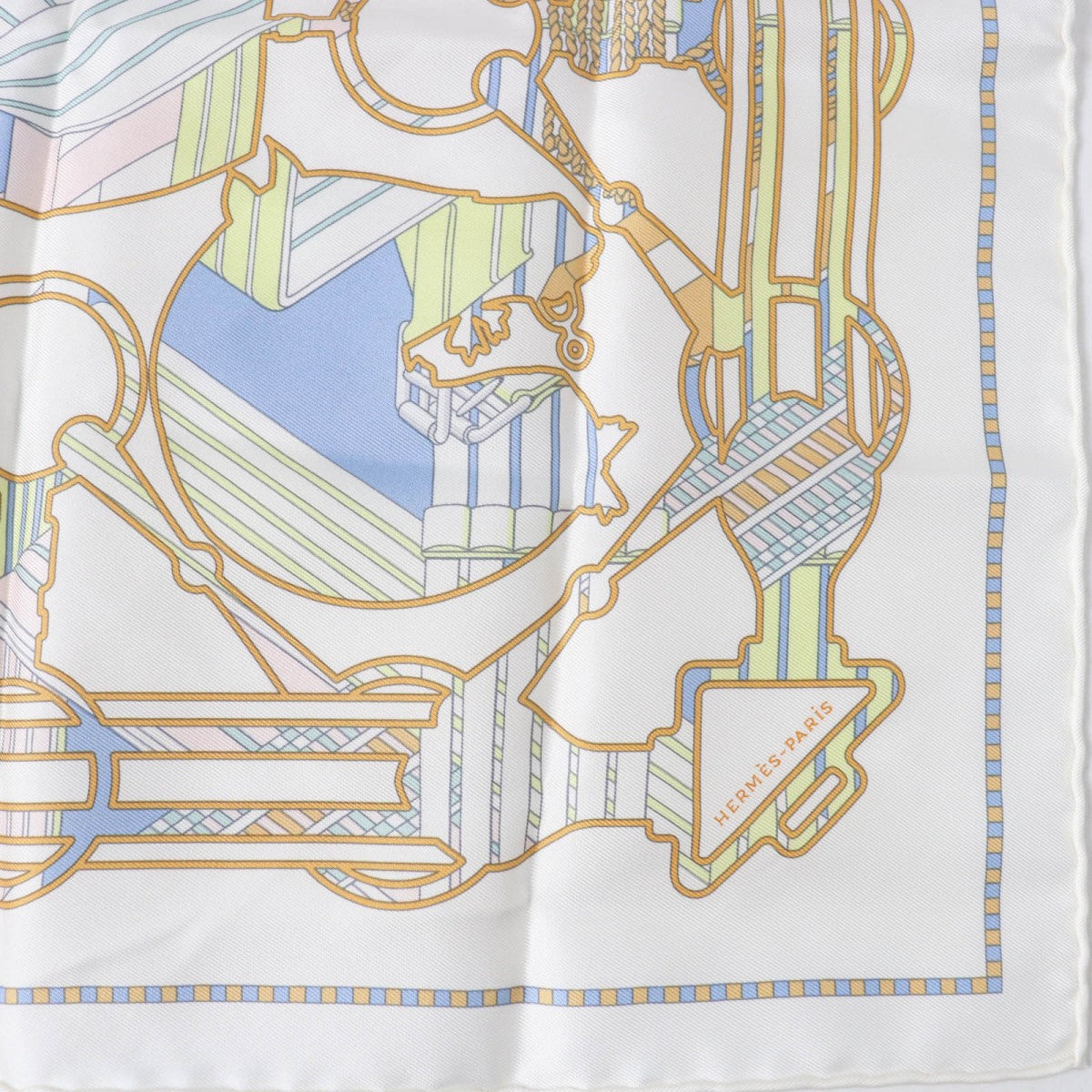 HERMES scarf Main: 100% silk multicolor Gavroche 45 TATERSALE EN ZIGZAG Women Used