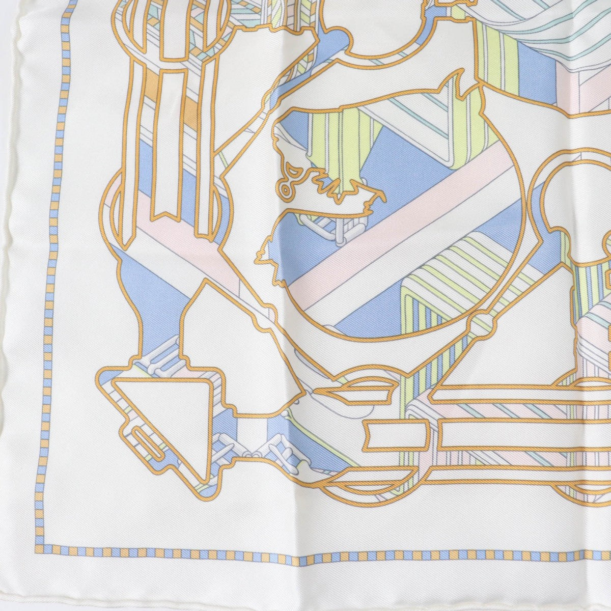 HERMES scarf Main: 100% silk multicolor Gavroche 45 TATERSALE EN ZIGZAG Women Used