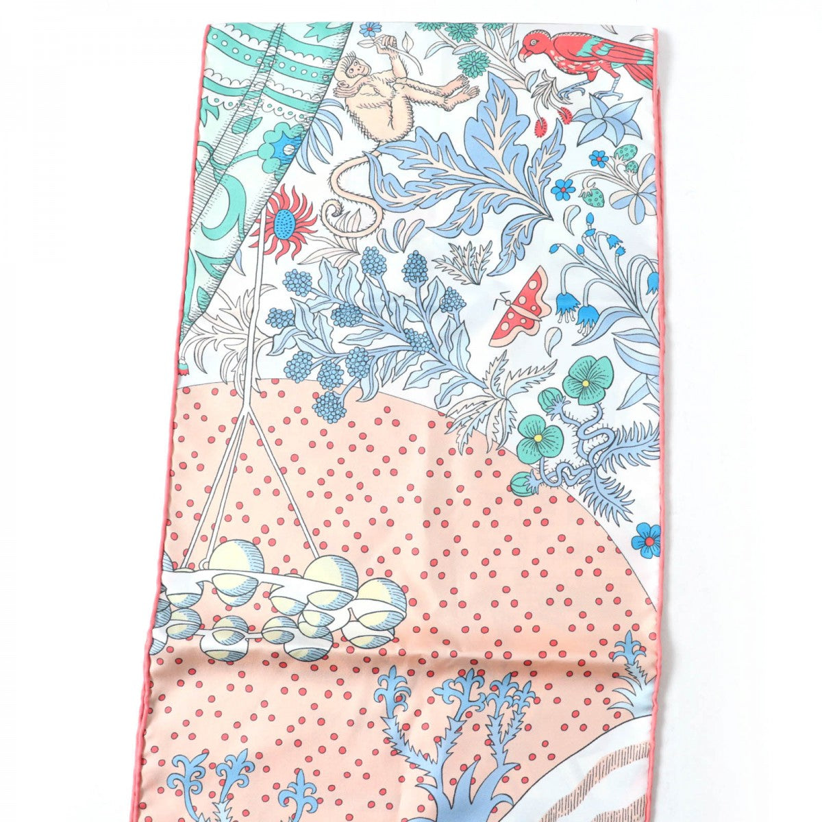 HERMES Stall silk multicolor Maxi Twilly LE PREMIER CHANT WOW