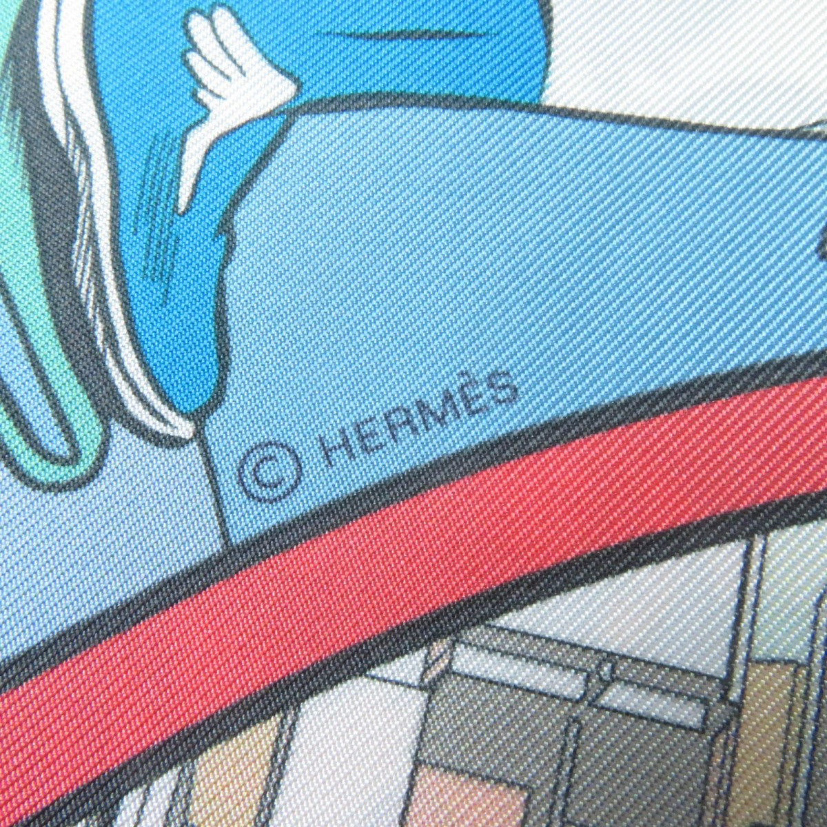 HERMES Stall silk multicolor Maxi Twilly LE PREMIER CHANT WOW