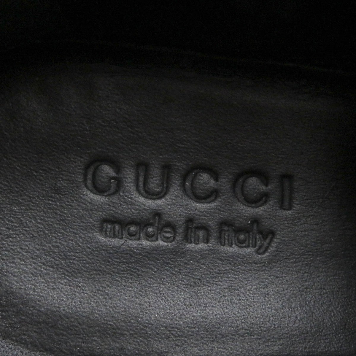 GUCCI Leather shoes 699552 Main: Canvas, Main: Leather, Main: Rubber Navy mens 7 Used