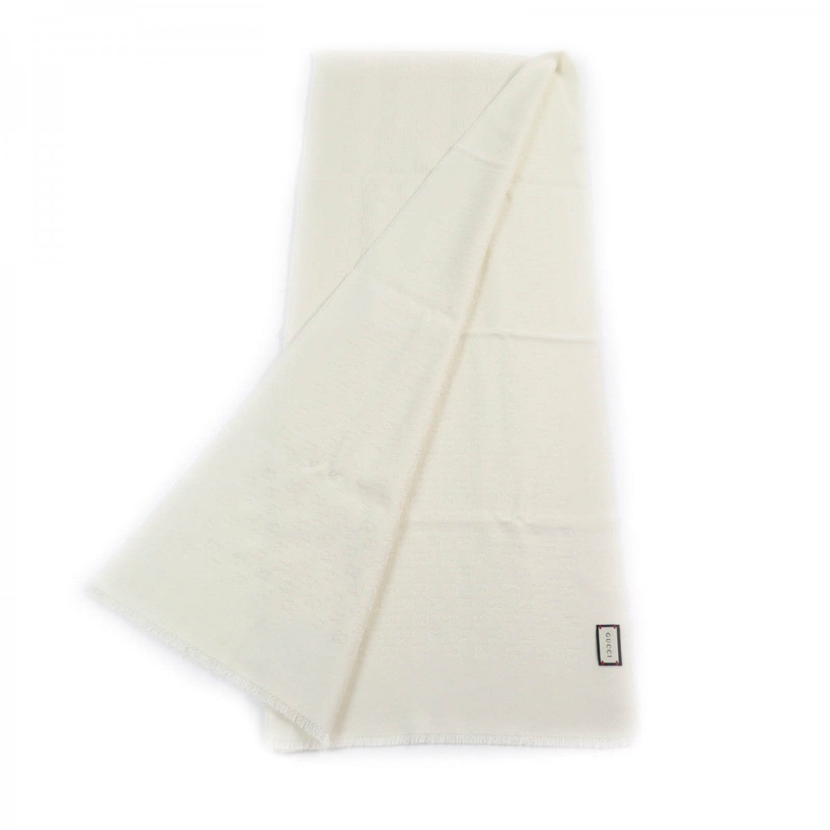 GUCCI Scarf cashmere Ivory