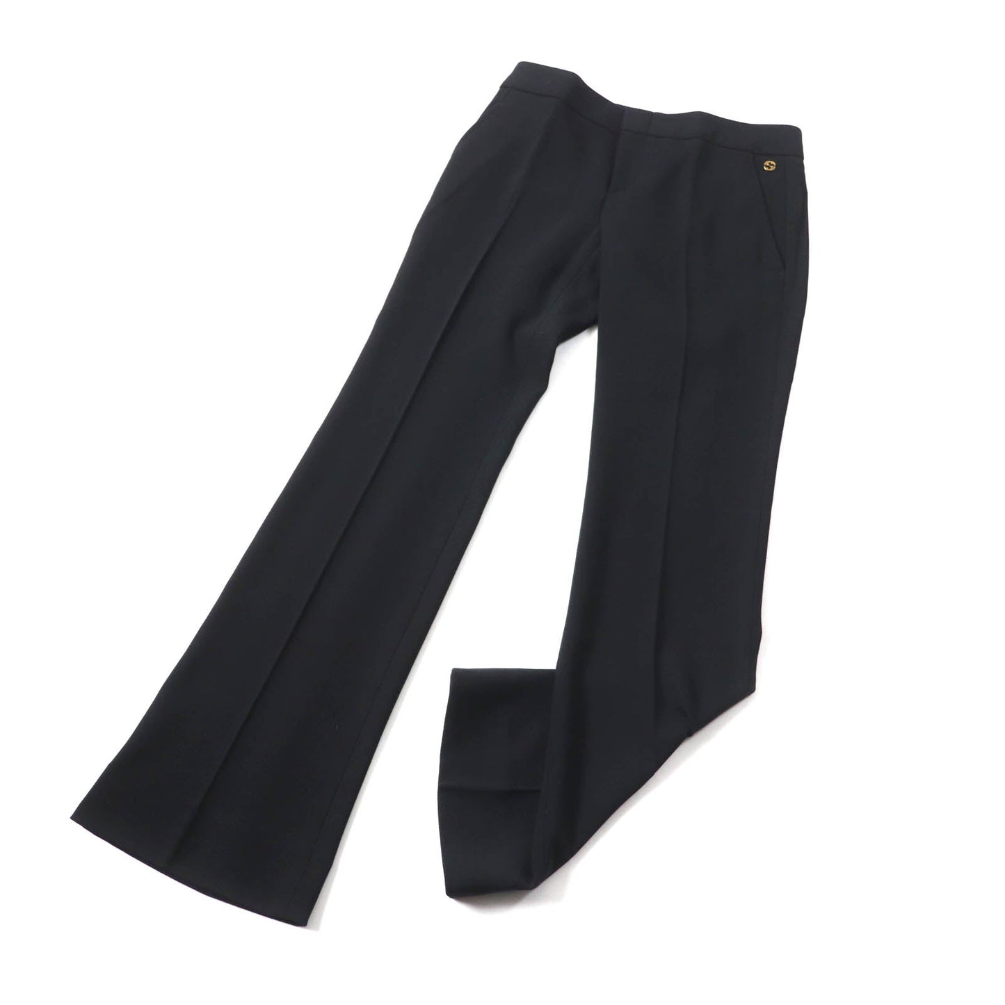 GUCCI Pants 292855 Outer: 97% wool, Outer: 3% polyurethane, Lining: 75% acetate, Lining: 25% polyester black Women 38 Used