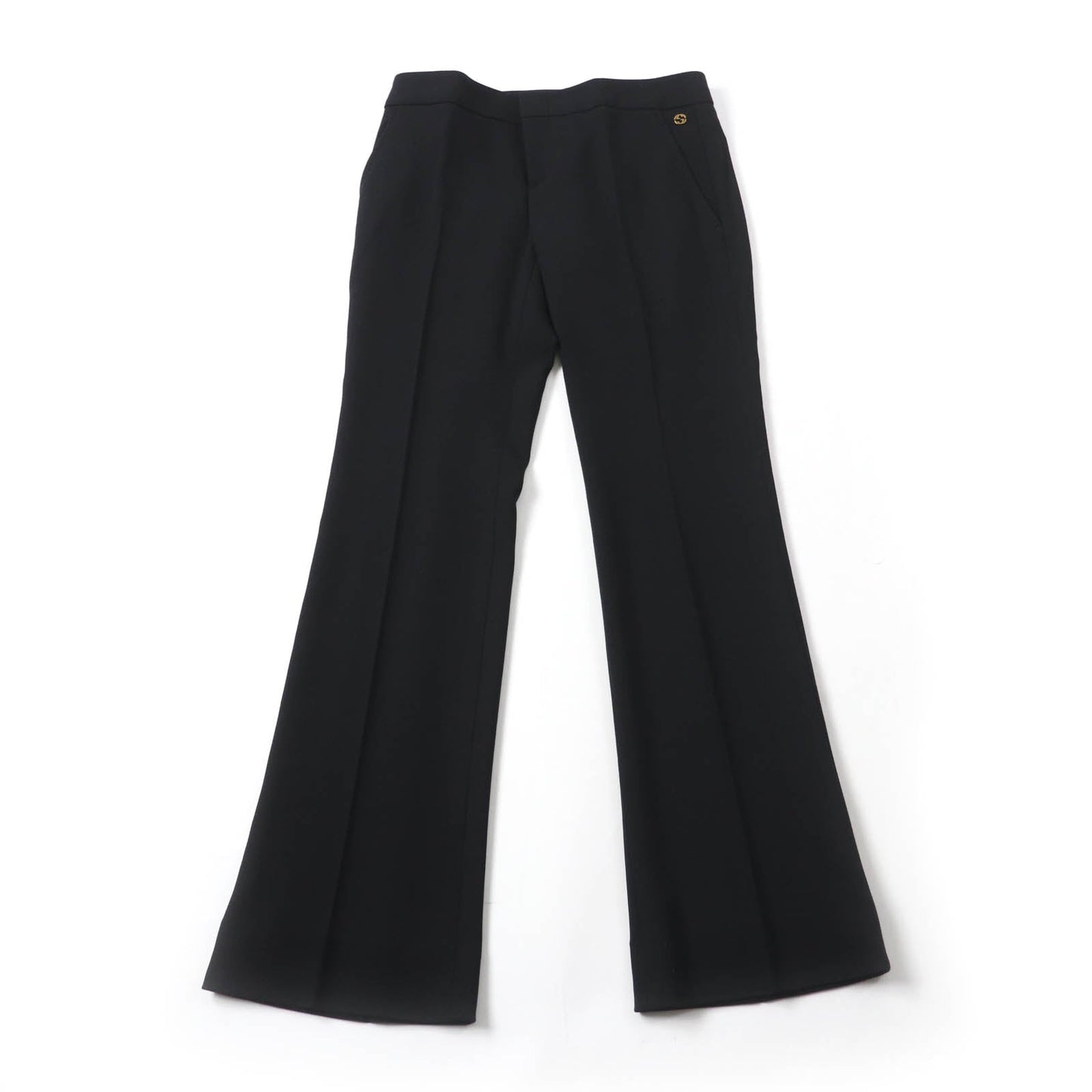 GUCCI Pants 292855 Outer: 97% wool, Outer: 3% polyurethane, Lining: 75% acetate, Lining: 25% polyester black Women 38 Used