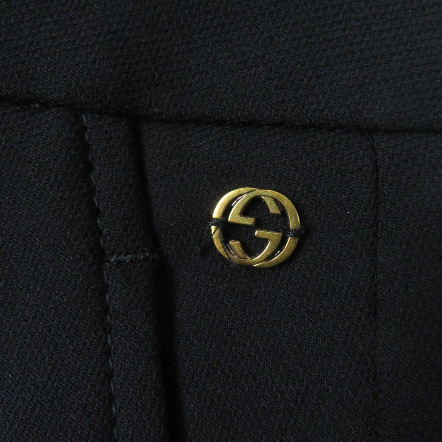 GUCCI Pants 292855 Outer: 97% wool, Outer: 3% polyurethane, Lining: 75% acetate, Lining: 25% polyester black Women 38 Used