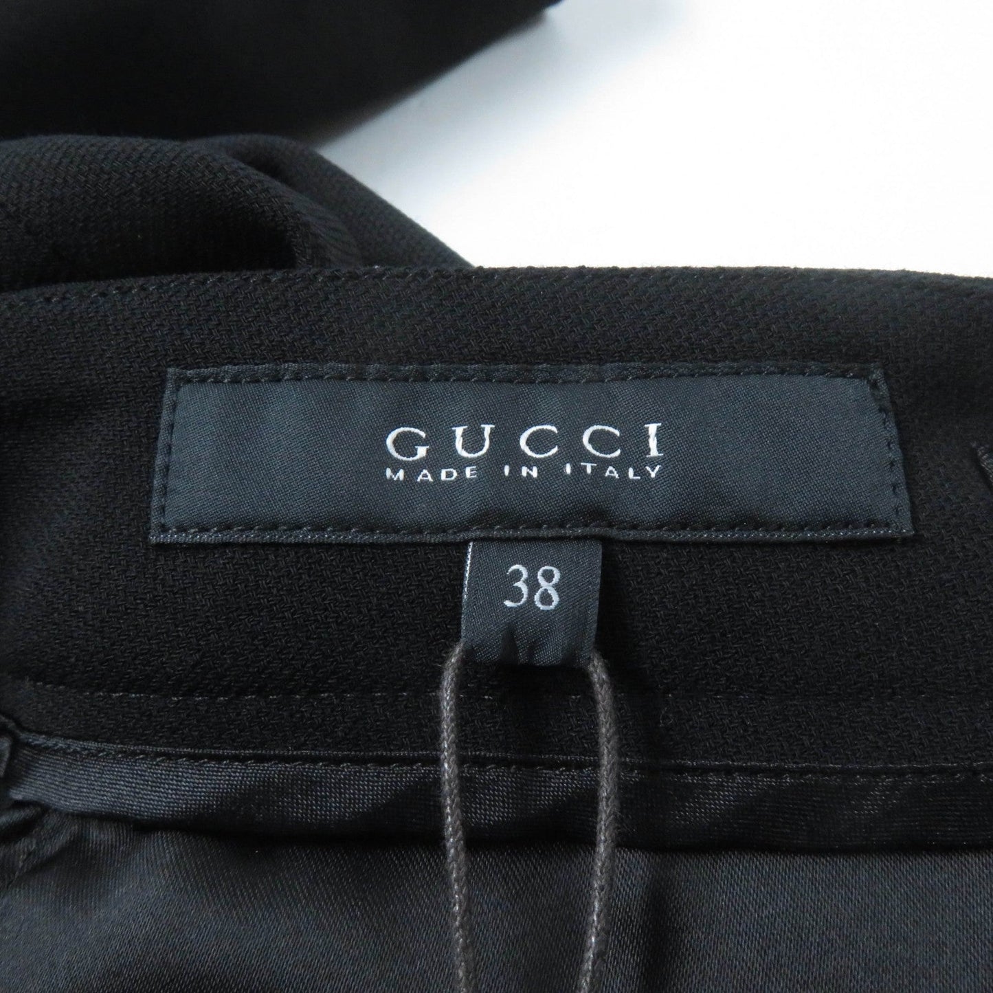 GUCCI Pants 292855 Outer: 97% wool, Outer: 3% polyurethane, Lining: 75% acetate, Lining: 25% polyester black Women 38 Used