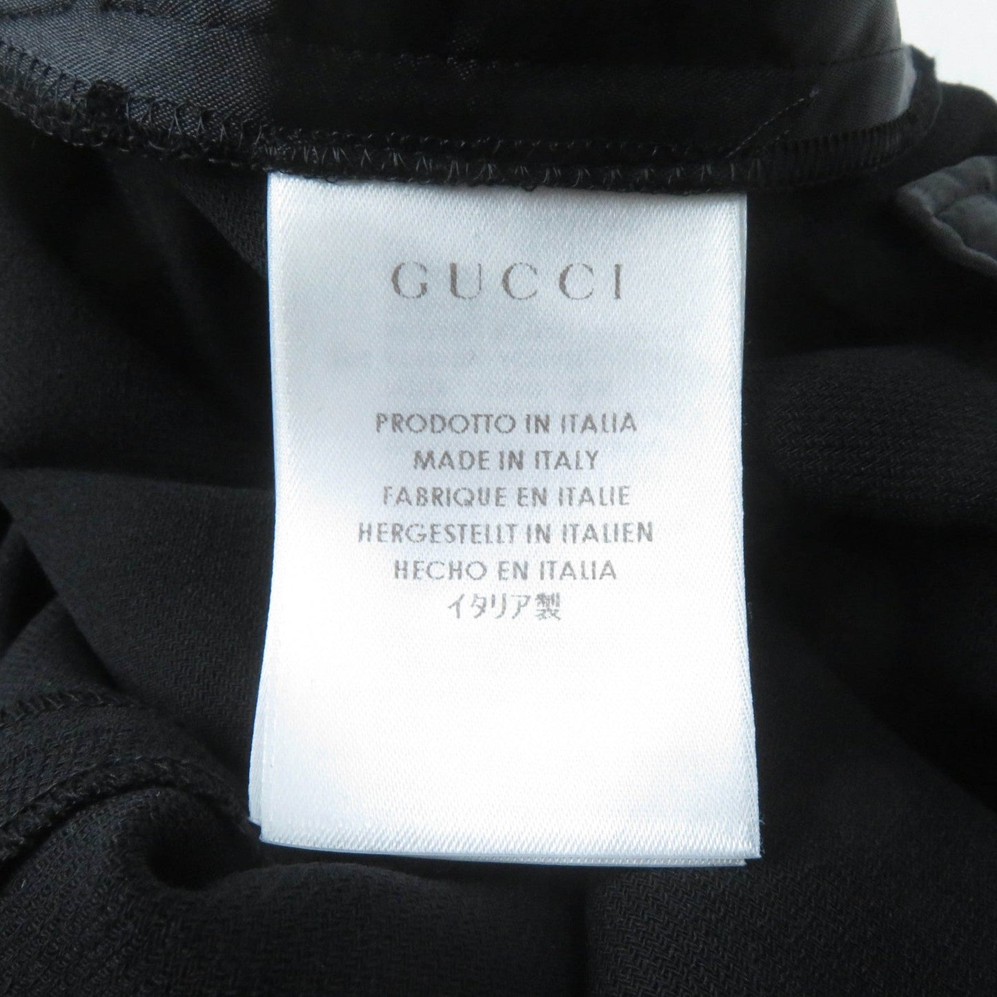 GUCCI Pants 292855 Outer: 97% wool, Outer: 3% polyurethane, Lining: 75% acetate, Lining: 25% polyester black Women 38 Used