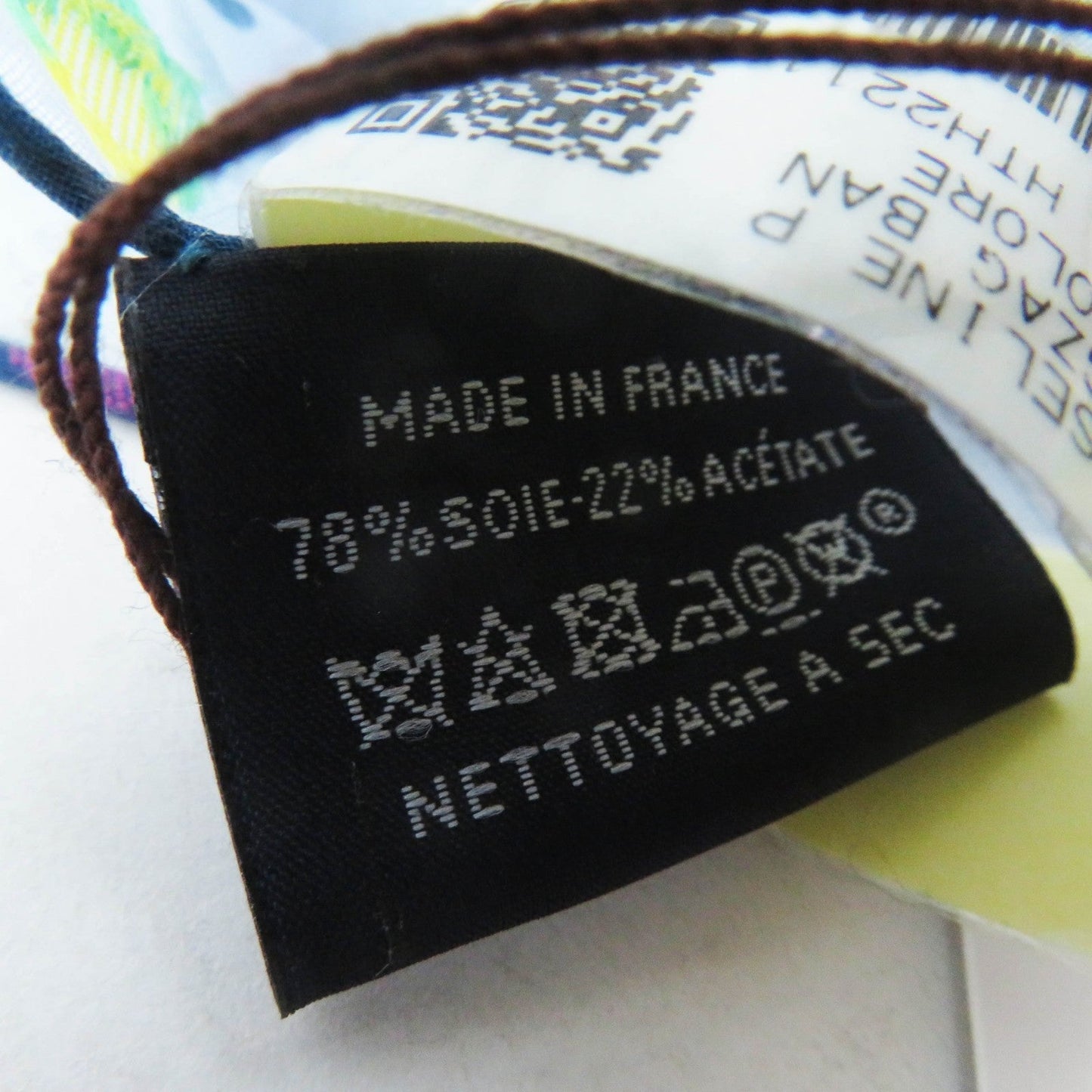 HERMES scarf Main: 78% silk, Main: 22% acetate blue Carre 60 SANGLESENZIGZAG Zigzag sangle BANDANA Women Used