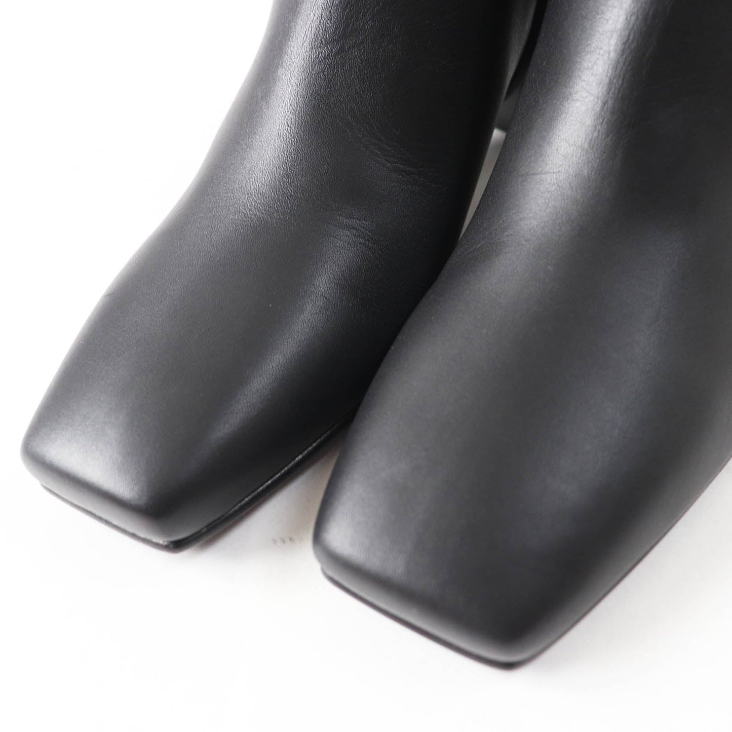 HERMES short boots Main: Leather black Oh Mage Women 36 Used