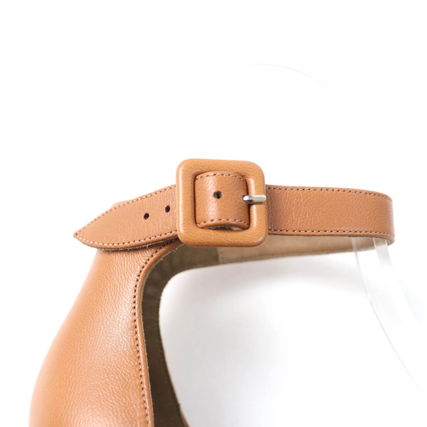 HERMES Sandals Main: Leather Brown gold MAMBO Women 36.5 Used