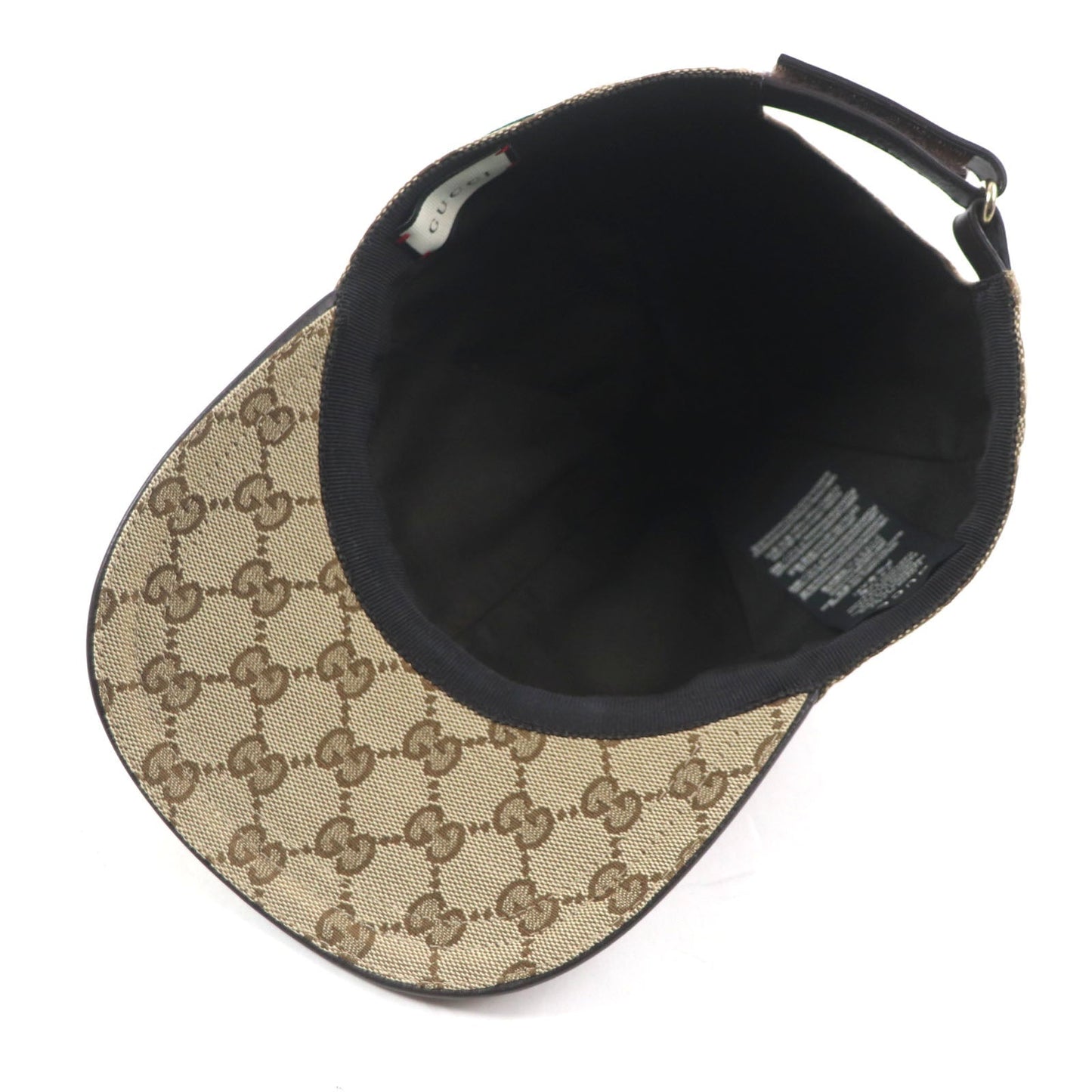 GUCCI cap 200035 Outer material: 68% polyester, Outer material: 16% nylon, Outer material: 16% cotton, Part: 50% cotton, Part: 50% rayon beige mens S Used