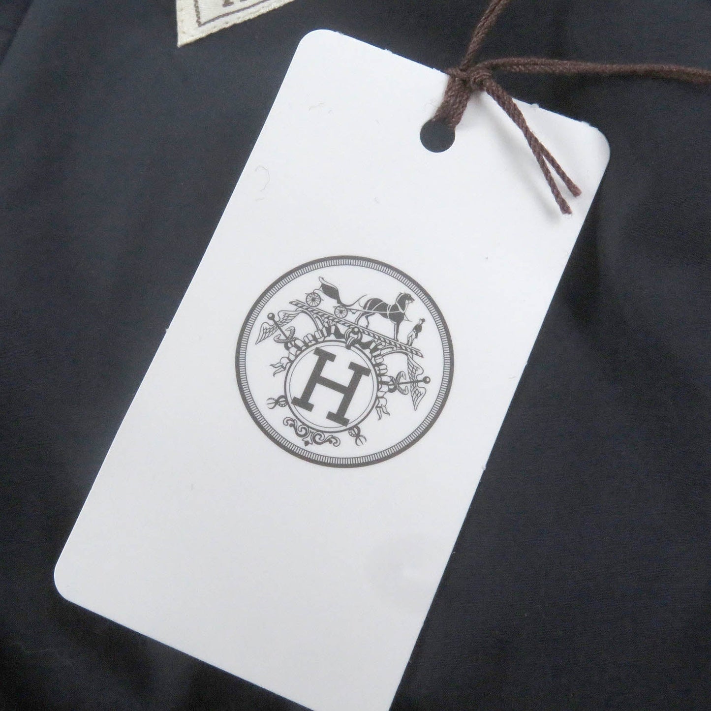 HERMES Chester coat Outer: 90% wool, Outer: 10% cashmere, Lining: 80% nylon, Lining: 20% polyurethane, Filling: 84% polyester Navy mens 48 Used
