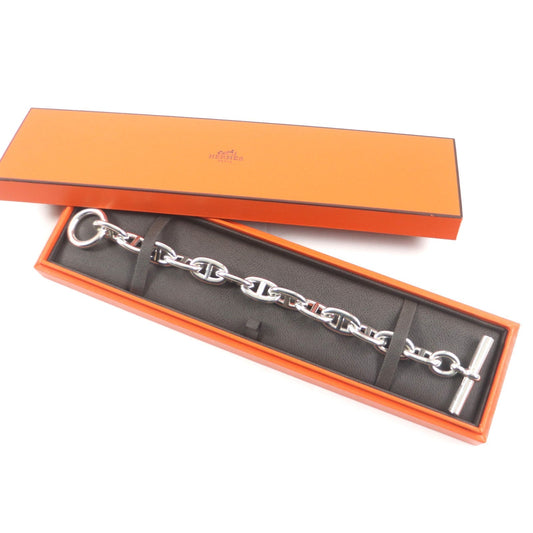 HERMES bracelet H101995B Main�FAG925 Silver Chene DunkleTGM mens Used