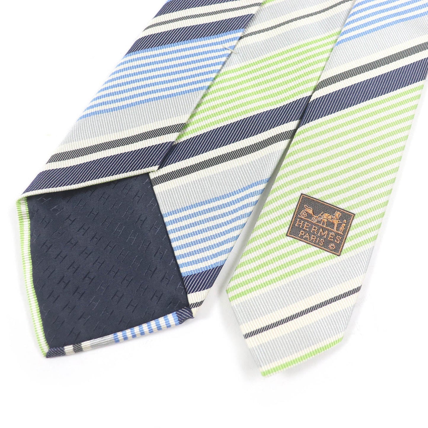 HERMES tie 758726T silk multicolor