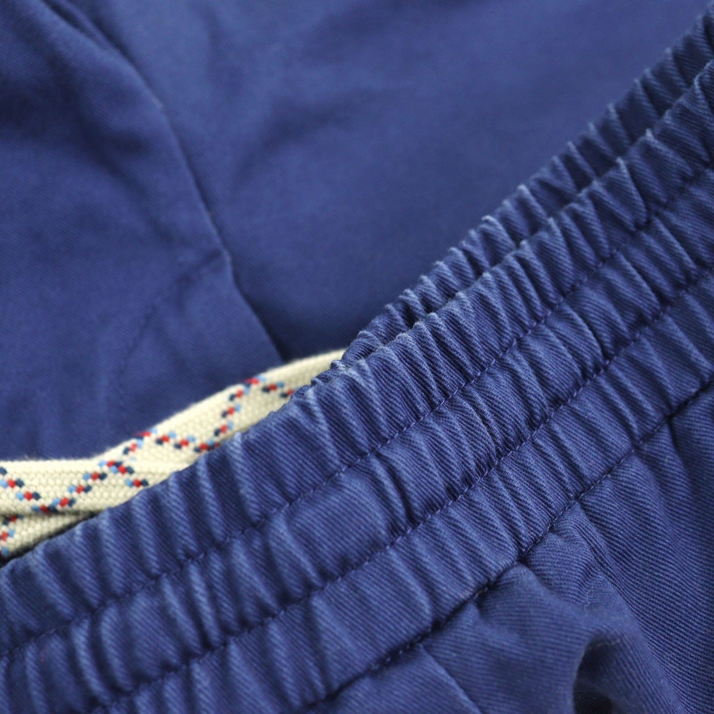 GUCCI Pants 694110 Main: 100% cotton, Leather part: Cowhide Blue white mens 46 Used