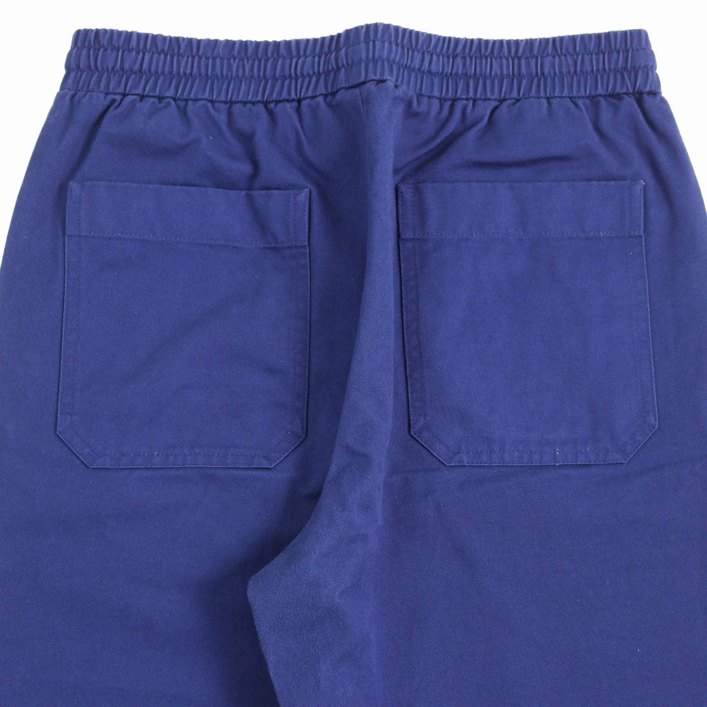 GUCCI Pants 694110 Main: 100% cotton, Leather part: Cowhide Blue white mens 46 Used