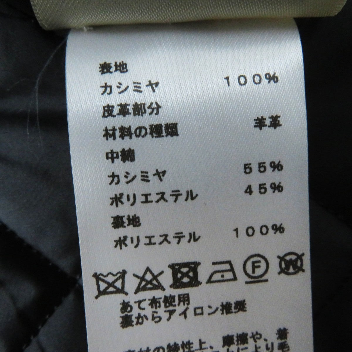 HERMES Jacket 3H0208DW Outer: 100% cashmere, Leather: Sheepskin, Filling: 55% cashmere, Filling: 45% polyester, Lining: 100% polyester black Women 34 Used