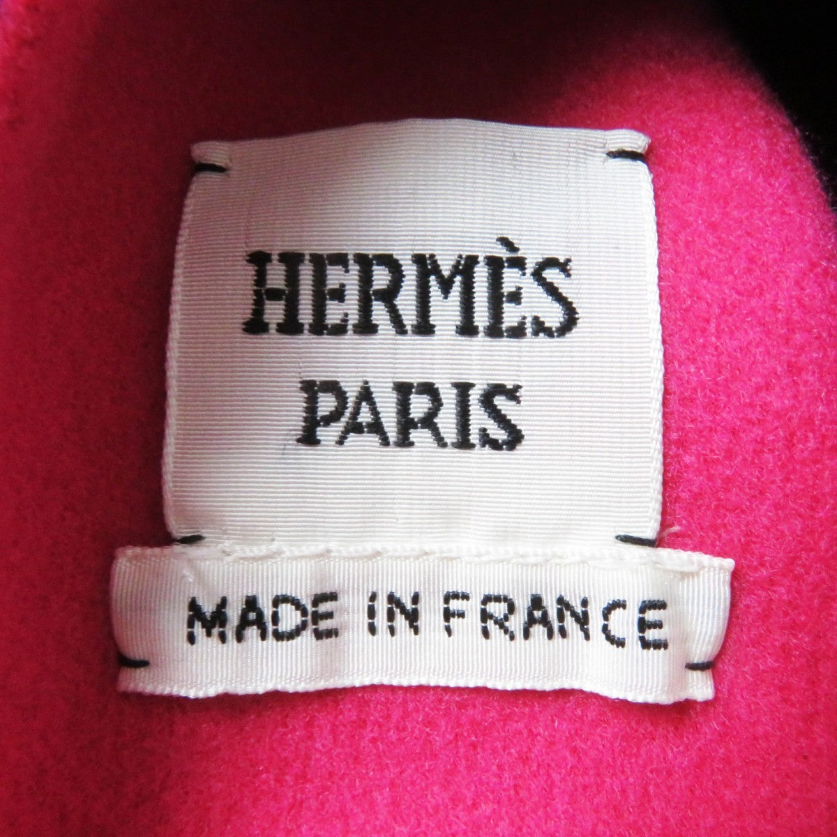 HERMES poncho 3E0222DZ  Main: 100% cashmere, Leather part: Sheepskin Purple pink Women 38 Used