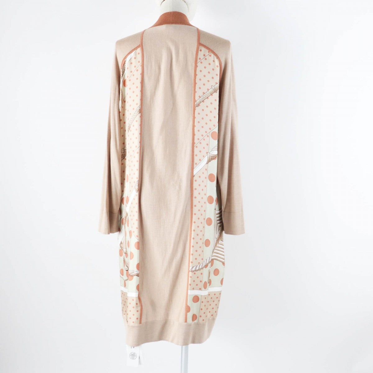 HERMES cardigan Outer: 100% silk, part: 50% cashmere, part: 50% silk Multi Clic Clac a Pois Women 38 Used