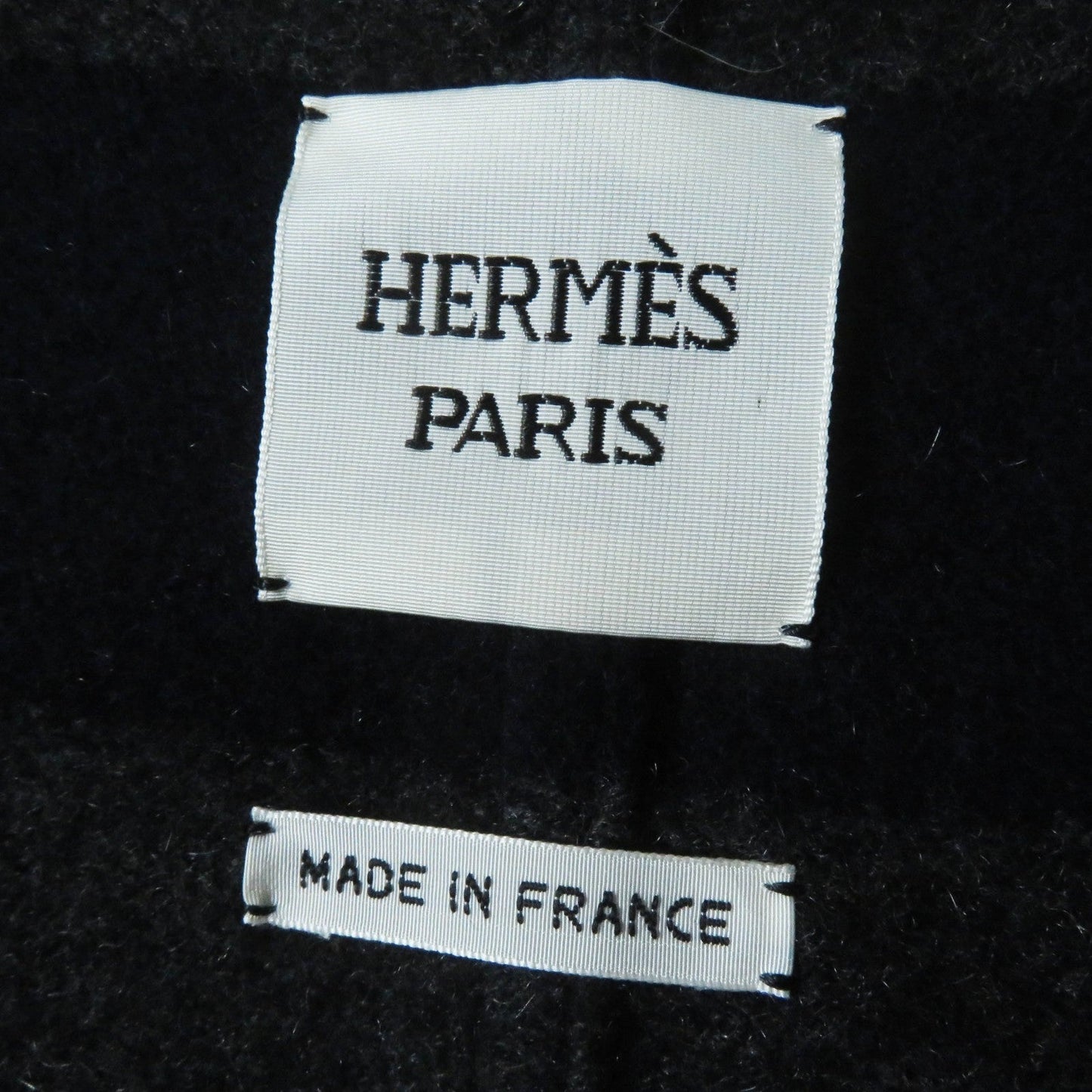 HERMES Best Main: 98% cashmere, Main: 1% nylon, Main: 1% polyurethane, Part: 92% cashmere, Part: 6% nylon Navy gray Varsity Women 34 Used