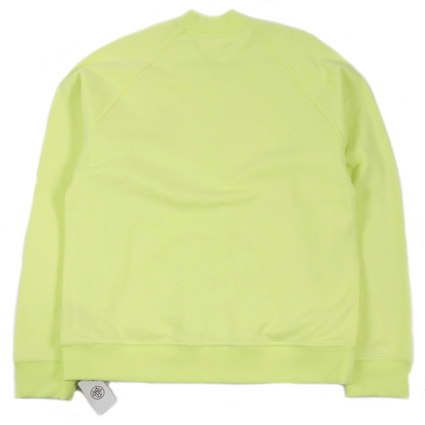 HERMES Blouson Main: 100% cotton, Part: 90% cotton, Part: 10% polyurethane, Leather part: sheepskin Light green Chevaux en Symetrie mens Used