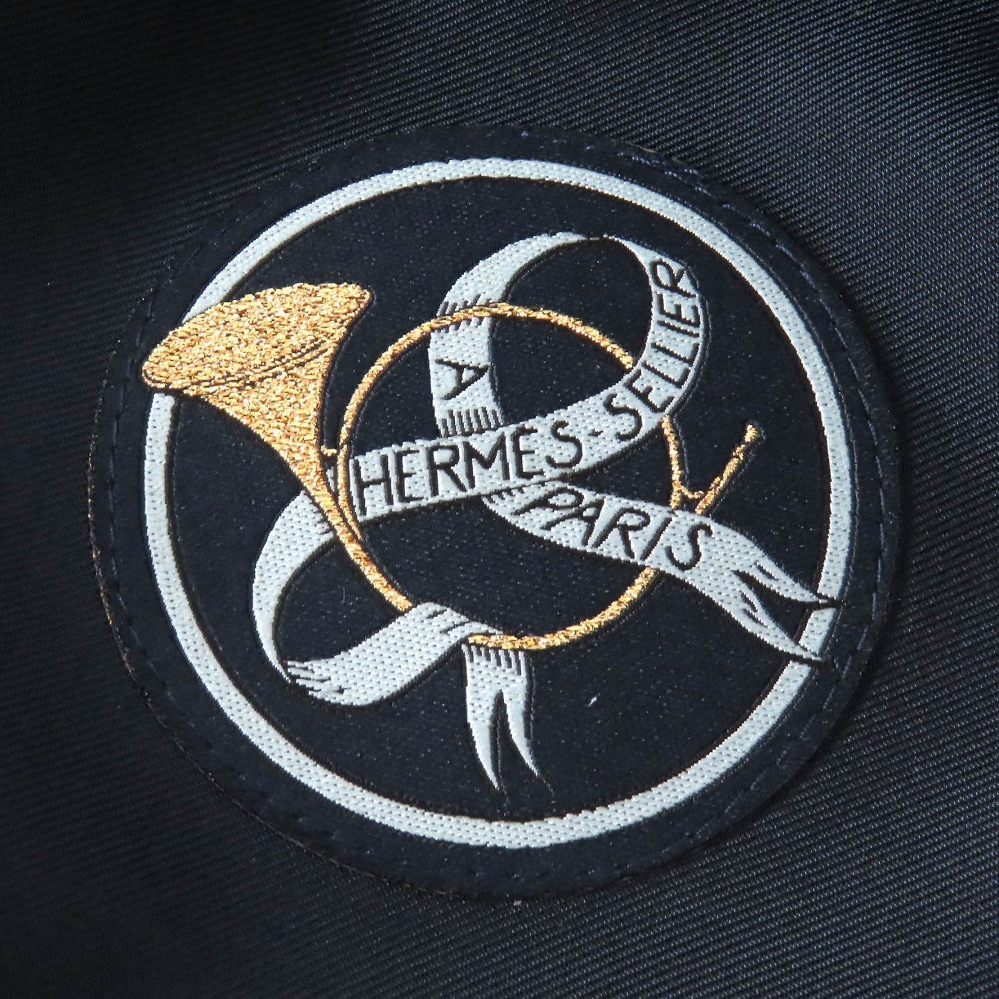 HERMES Casquette Outer: 82% wool, Outer: 18% nylon, Leather part: sheepskin, Lining: 65% rayon, Lining: 35% silk Navy Saint-Malo Women Used