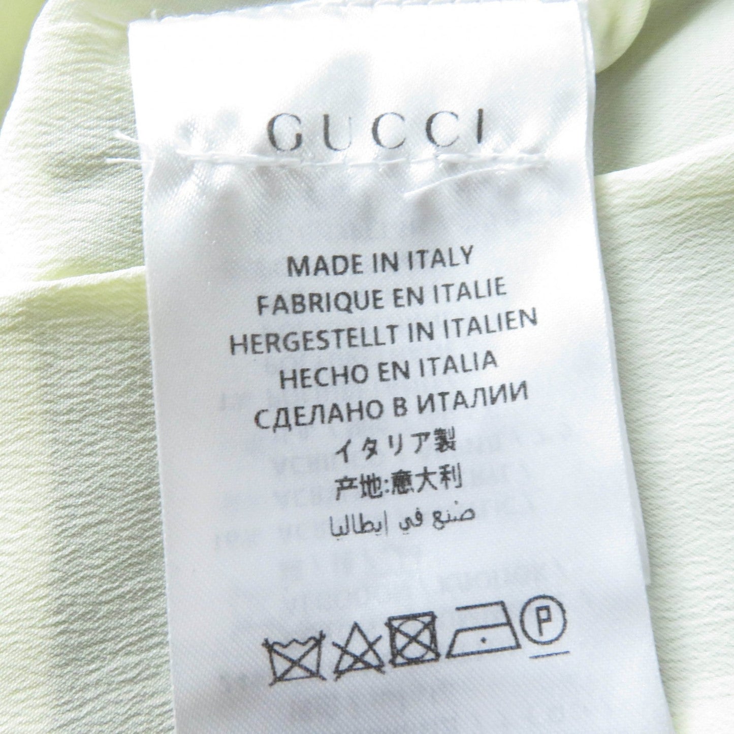 GUCCI one piece 572364 Main: 32% polyester, 27% nylon, 24% cotton, 16% acrylic, 1% polyurethane Black gold Women 36 Used
