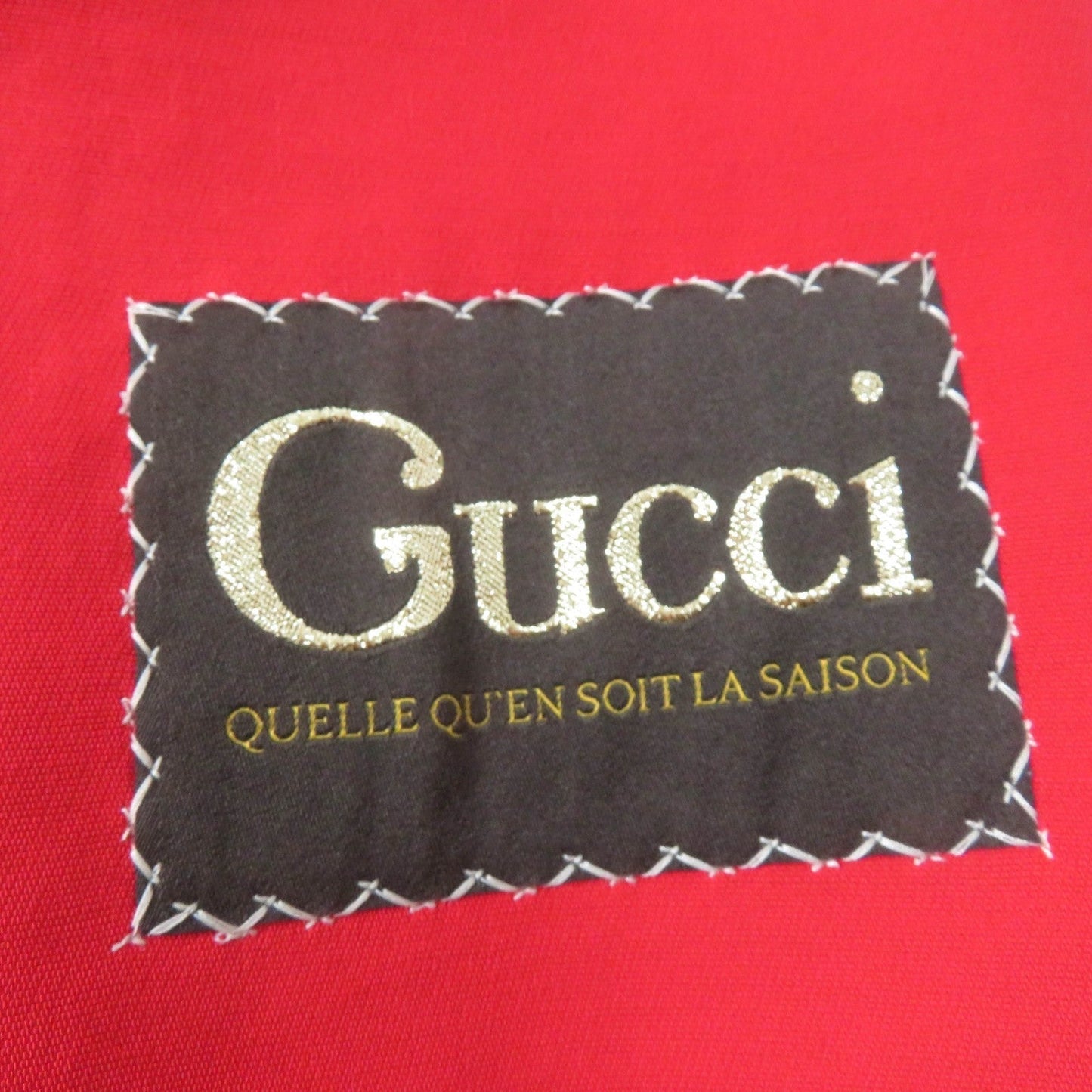 GUCCI Jacket 619359 Main: 54% silk, Main: 46% wool, Part: 100% polyester, Lining: 100% rayon Red Women 40 Used