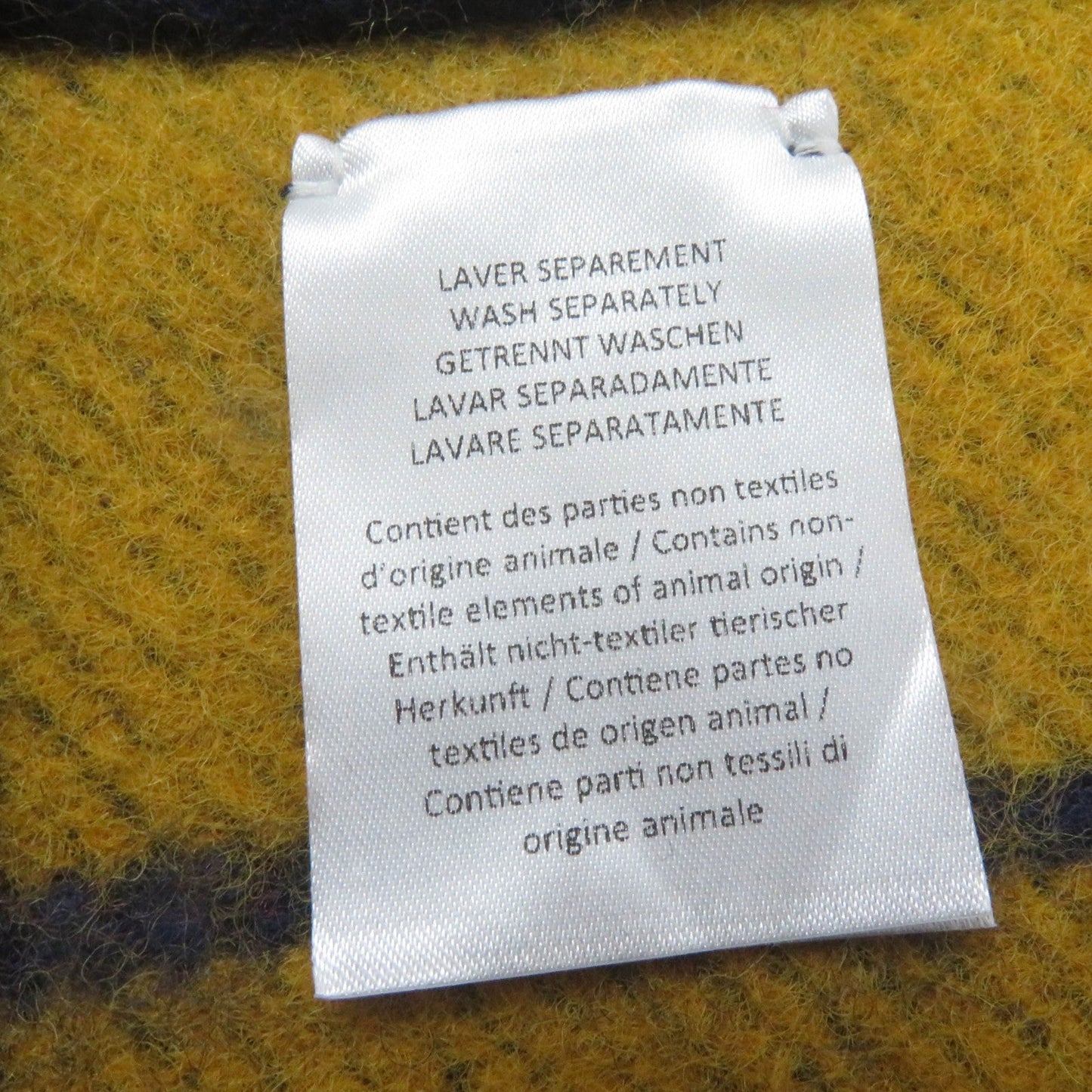 HERMES shawl Main: 100% wool multicolor Rocabal Women Used