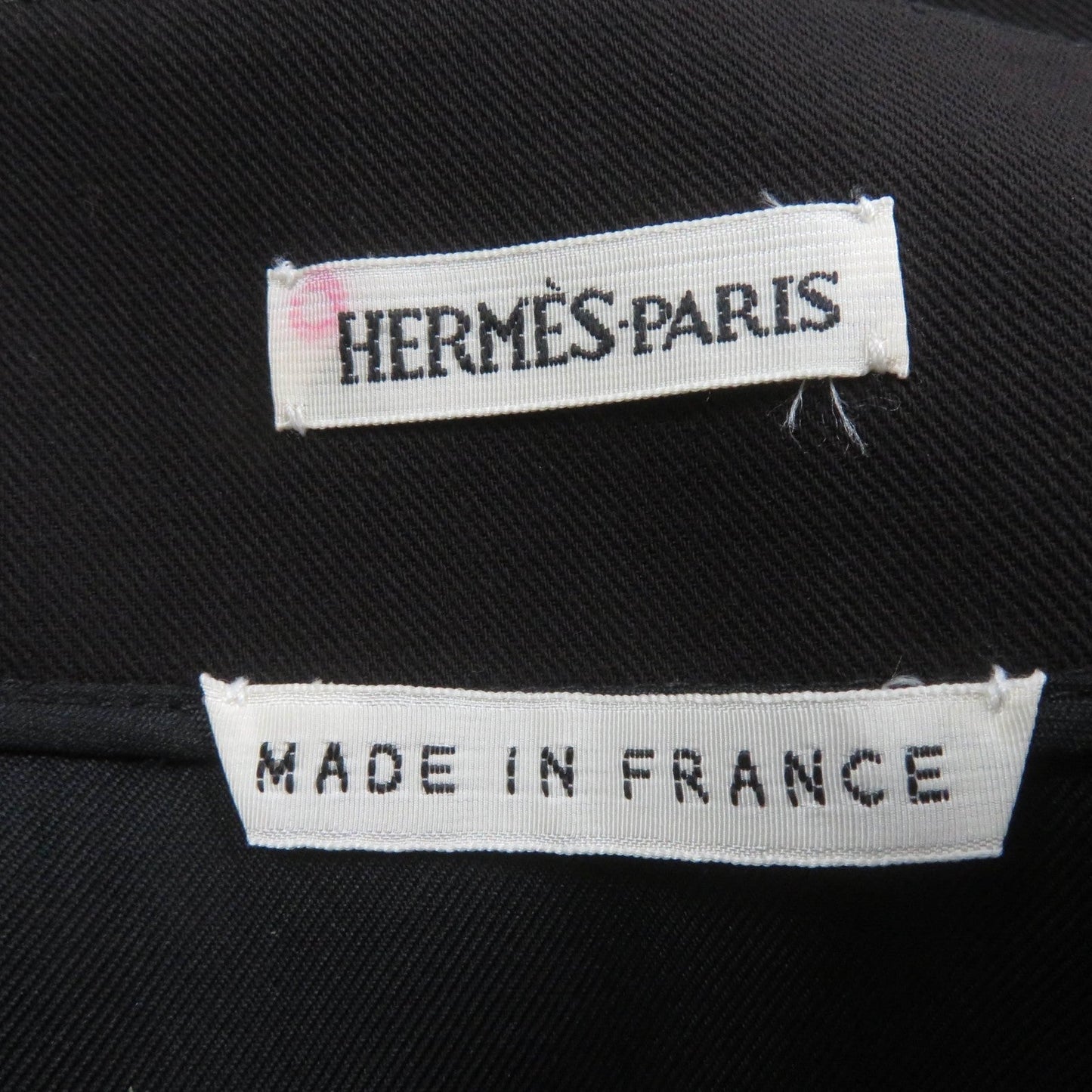 HERMES Tight Skirt Main: 100% wool, Part: Cowhide, Lining: 100% silk Dark brown Women 36 Used