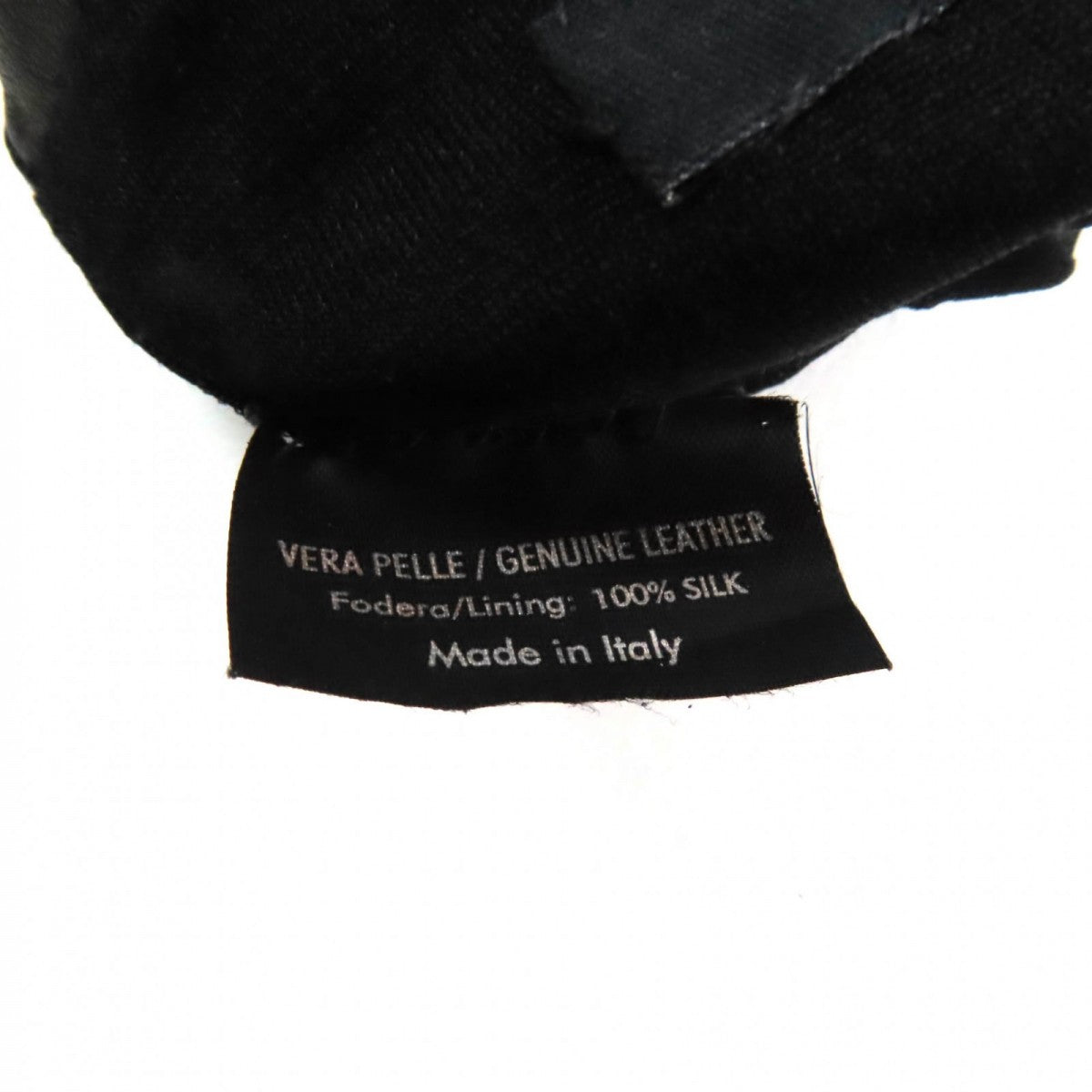 GUCCI gloves leather black 7.5