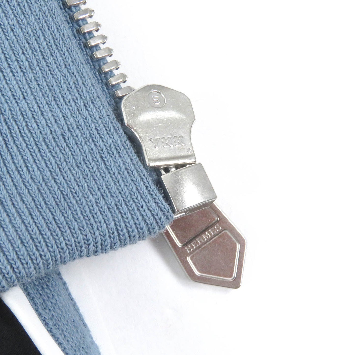 HERMES Hoodie Main: 100% cotton, part: 90% cotton, part: 10% polyurethane, part: 80% nylon, part: 20% polyurethane blue Run H mens L Used