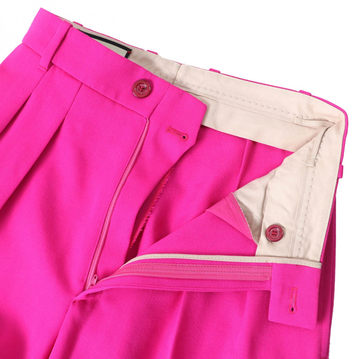 GUCCI Pants 560450 wool pink 36