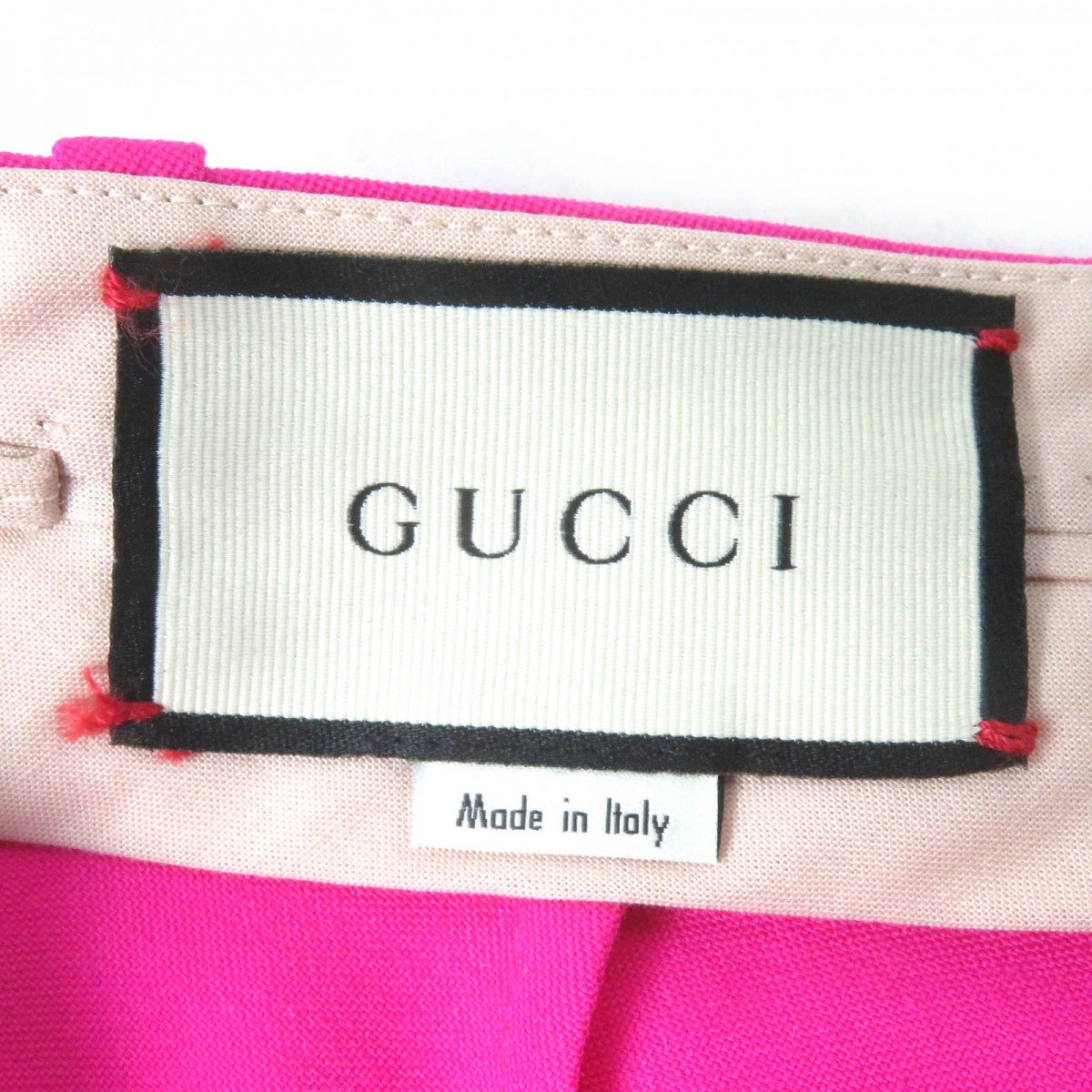 GUCCI Pants 560450 wool pink 36