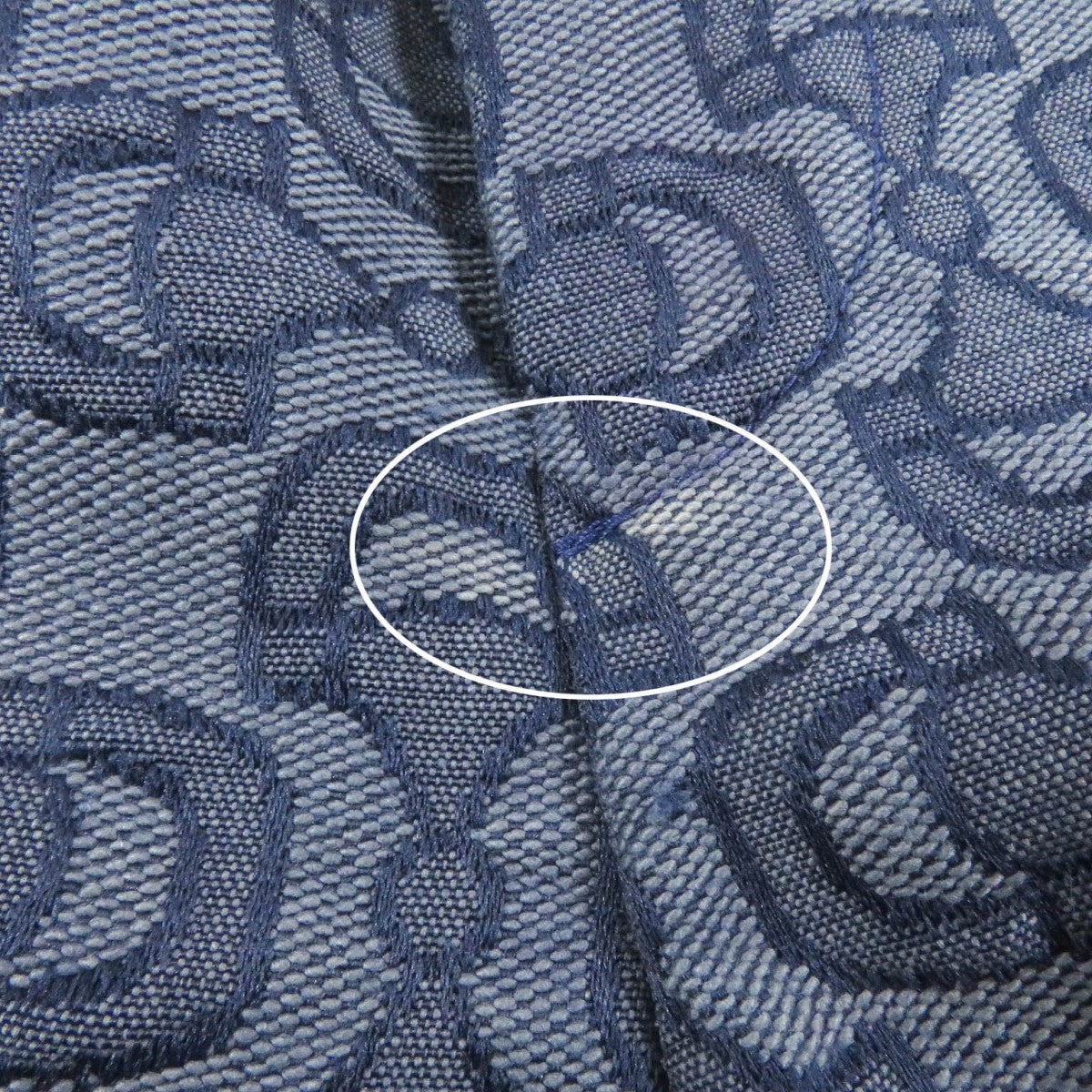 GUCCI Pants cotton Blue beige 48