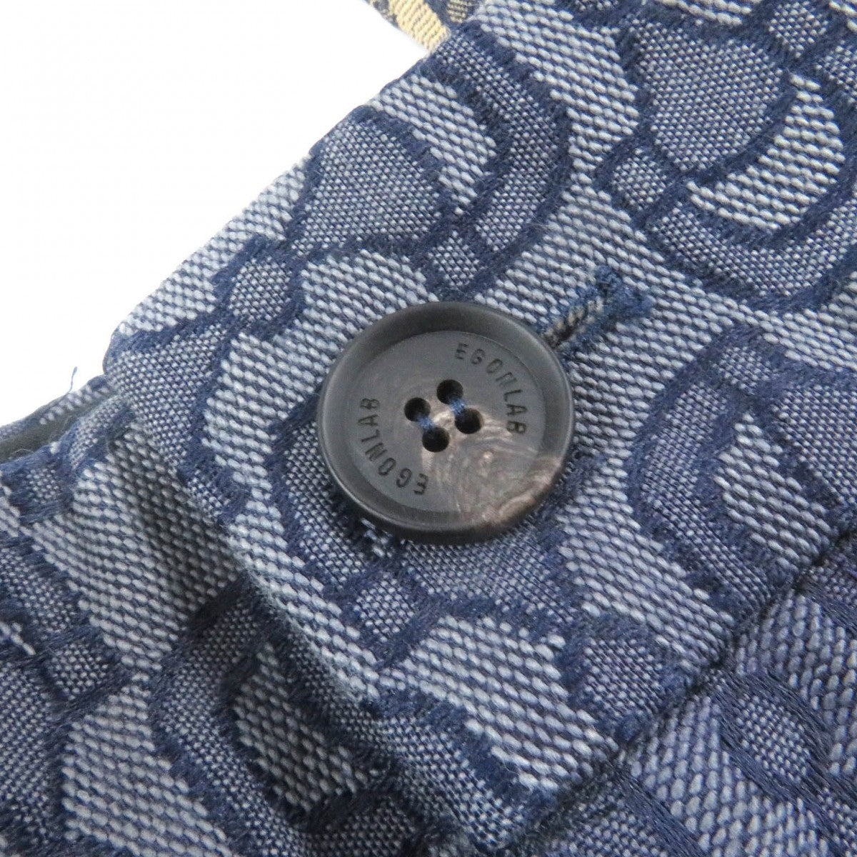 GUCCI Pants cotton Blue beige 48